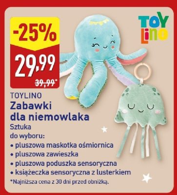 Zabawki dla niemowlaka TOYLINO promocja w Aldi