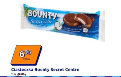 Ciasteczka Bounty Secret Centre promocja w Action