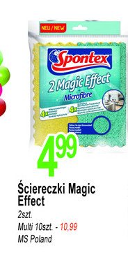 艢ciereczki z mikrofibry magic effect Spontex promocja