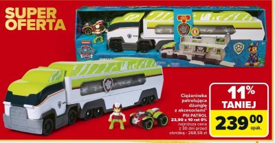 Ciężarówka promocja w Carrefour