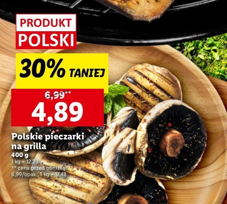 Pieczarki grillowe promocja