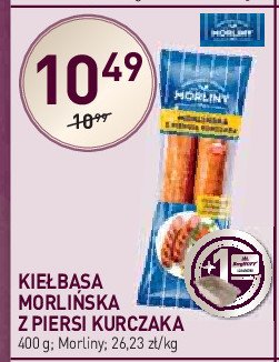 Morliny kiełbasa morlińska z piersi kurczaka promocja