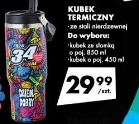 Kubek termiczny ze stali nierdzewnej  promocja w Biedronka