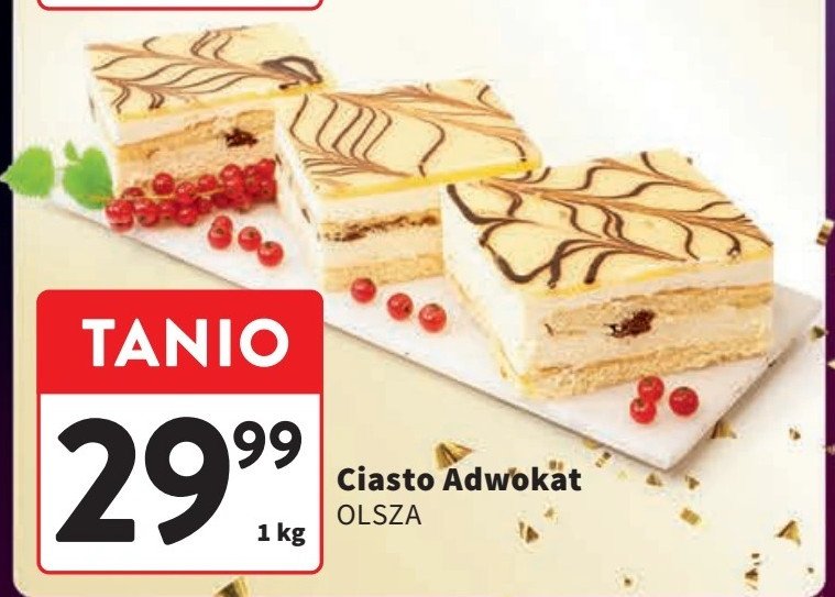 Ciasto adwokat Olsza promocja