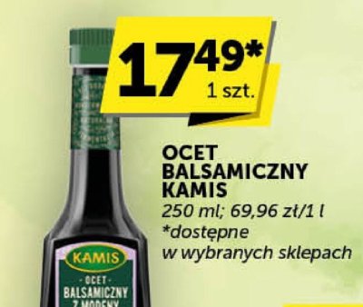 Ocet balsamiczny Kamis promocja w Groszek