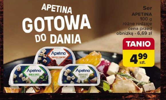 Koreczki serowe z suszonymi pomidorami Arla apetina snack promocja