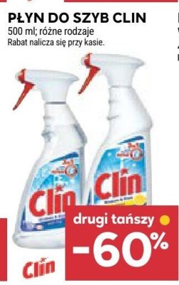 Płyn do szyb Clin promocja w Stokrotka