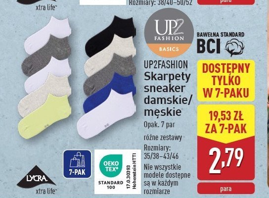 Skarpety męskie rozm. 43/46 Up2fashion promocja