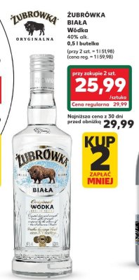 Wódka 0,5 l  promocja w Kaufland