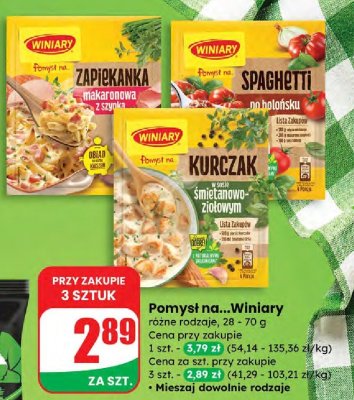 Pomysł na... Winiary różne rodzaje, 28 - 70 g promocja w Dino