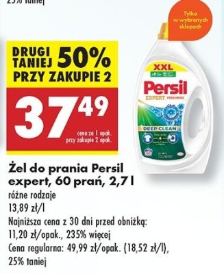 Żel do prania freshness by silan Persil expert promocja