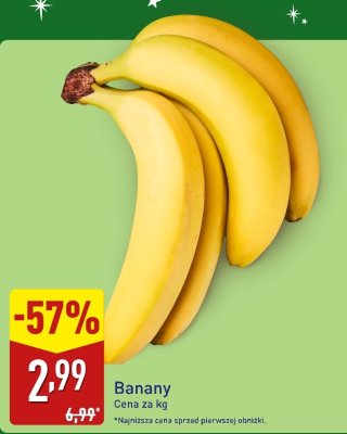 Banany promocja w Aldi