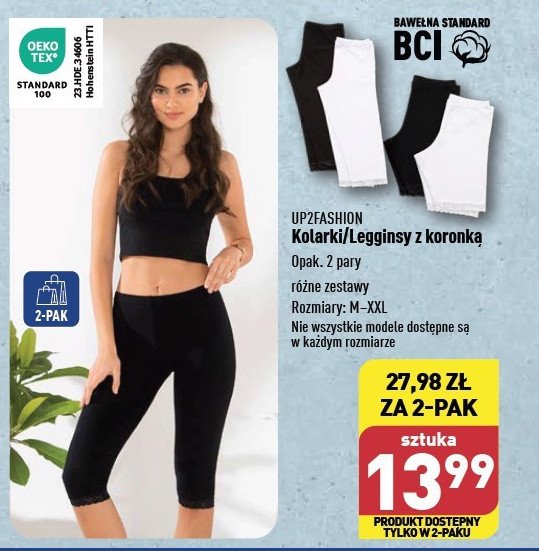 Legginsy z koronką m-xxl Up2fashion promocja