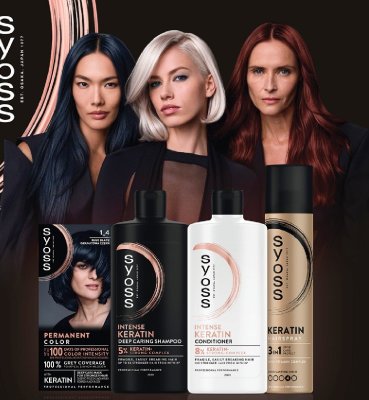 Lakier do w艂os贸w Syoss keratin promocja w Intermarche