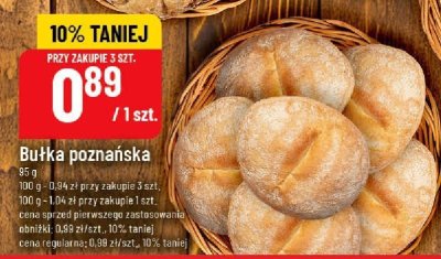 Bułka poznańska promocja w POLOmarket
