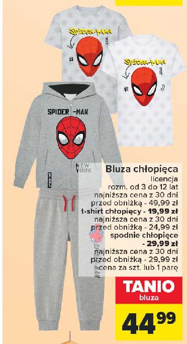 T-shirt chłopięcy spiderman promocja