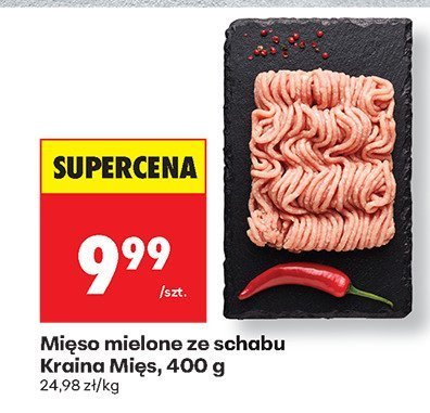 Mięso mielone ze schabu   promocja w Biedronka