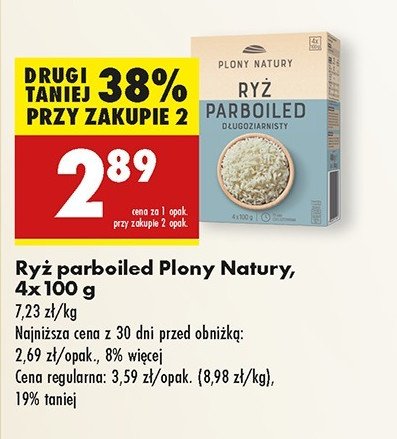 Ryż parboiled Plony natury promocja