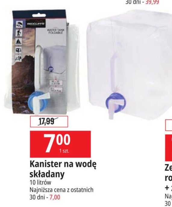 Kanister na wodę składany 10 l promocja