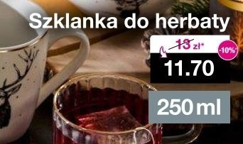 Szklanka do herbaty Série nádobí Deer 250ml promocja w Woolworth