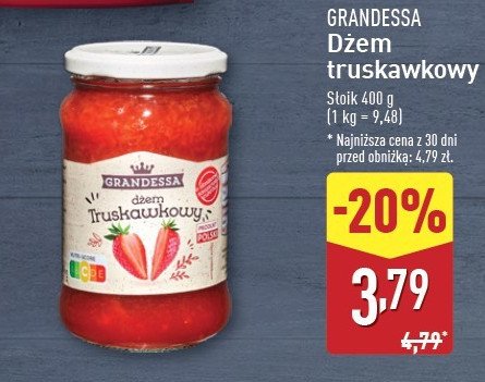 Dżem truskawkowy promocja w Aldi