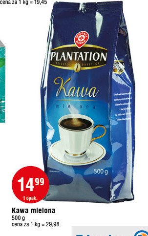 Kawa mielona Wiodąca marka plantation promocja
