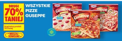 Pizza Guseppe wszystkie rodzaje DRUGA -70% promocja w Biedronka