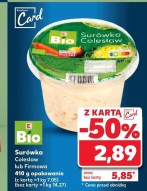 Sur贸wka firmowa K-classic bio promocja