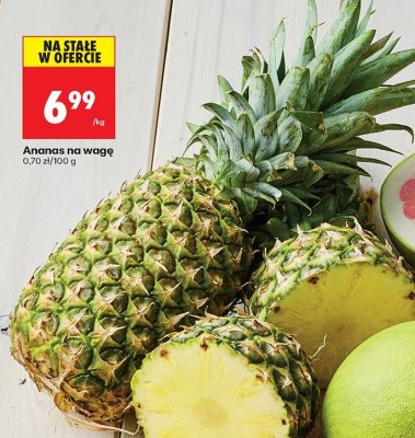 Ananas na wagę promocja w Biedronka