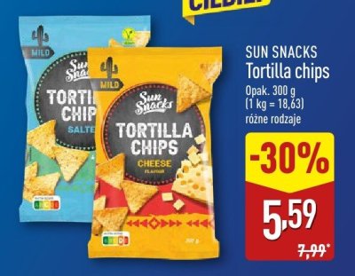 Chipsy Tortilla chips promocja w Aldi