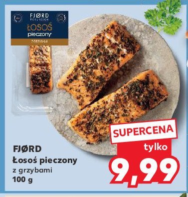 Łosoś pieczony z grzybami Fjord fiskursson promocja