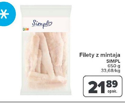 Mintaj Simpl promocja