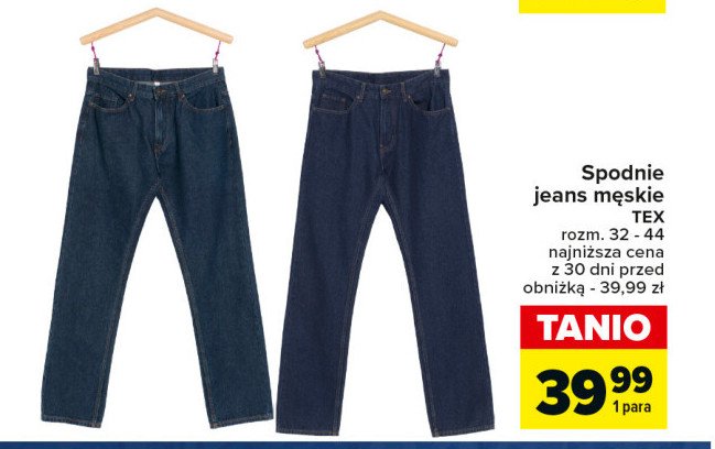 Spodnie jeansy męskie promocja