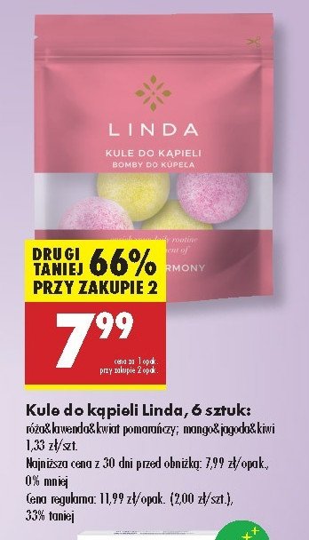 Kule do kąpieli róża-lawenda-kwiat pomarańczy Linda promocja