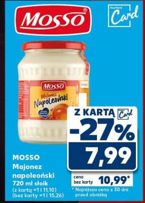 Majonez napoleoński 720 ml  promocja w Kaufland