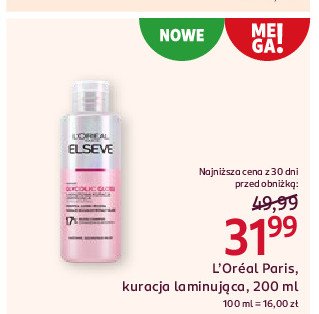 Kuracja laminująca L'oreal glycolic gloss promocja