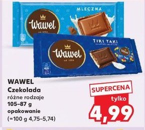 Czekolada mleczna Wawel promocja