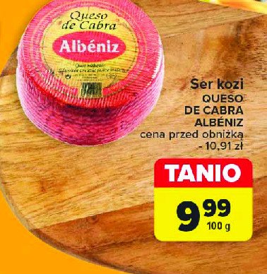 Ser queso de cabra Albeniz quesos promocja