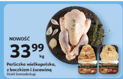 Perliczka wielkopolska, z boczkiem i żurawiną promocja w Auchan