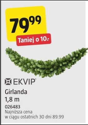 Girlanda EKVIP 1,8 m promocja w Jula