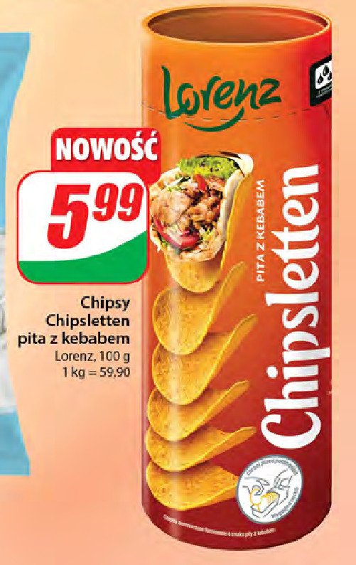 Chipsy pita z kurczaka Lorenz chipsletten promocja