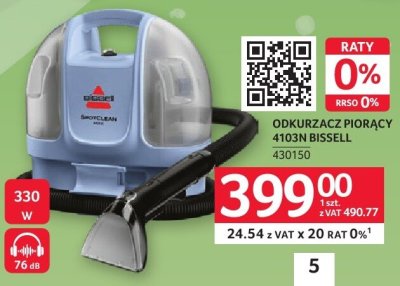 Odkurzacz piorący BISSELL 4103N promocja w Selgros