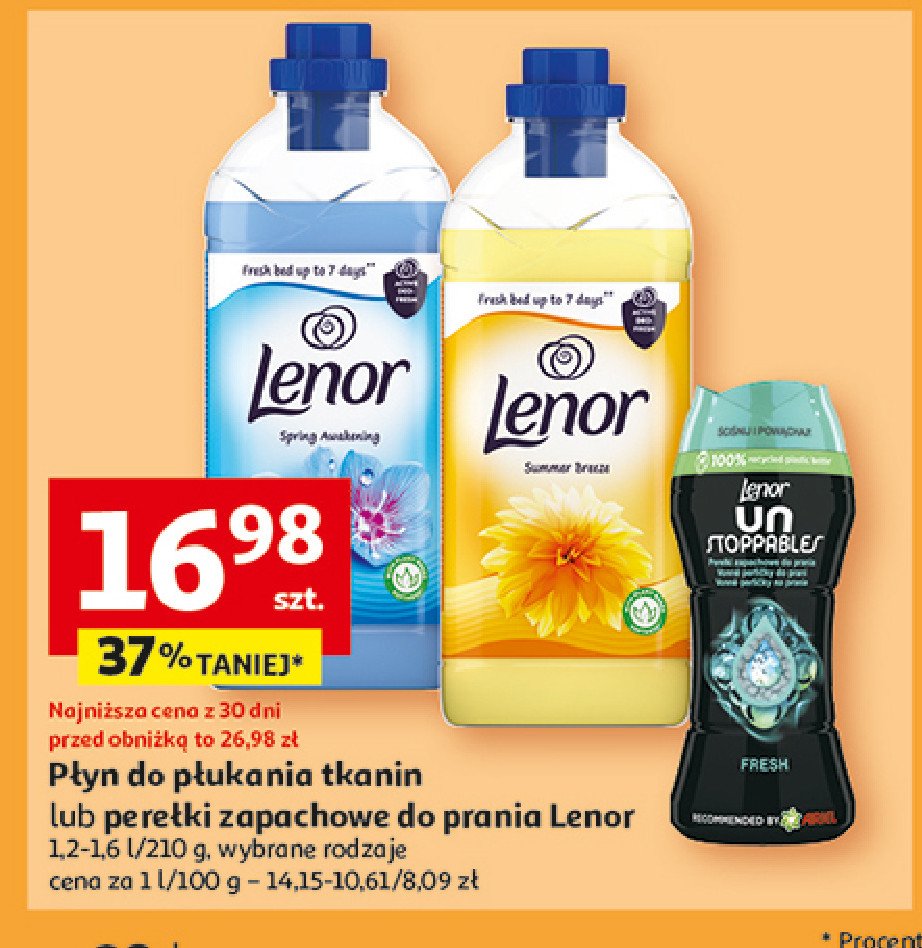 Perełki zapachowe fresh Lenor unstoppables promocja