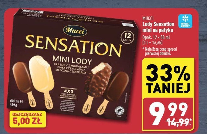 Lody mini Mucci sensation promocja