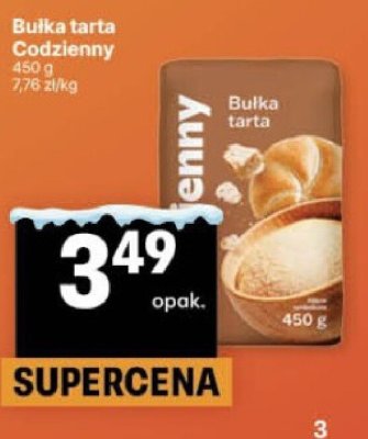 Bułka tarta Codzienny promocja w Delikatesy Centrum