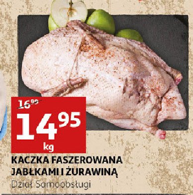 Kaczka faszerowana jabłkami i żurawiną promocja