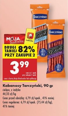 Kabanosy ciel臋ce Tarczy艅ski exclusive promocja
