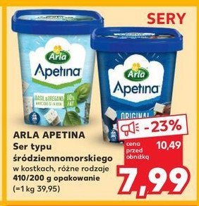 Ser feta z bazylią i oregano Arla apetina promocja