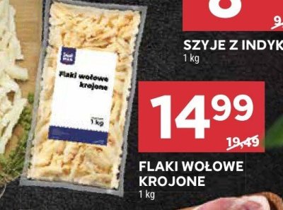 Flaki wołowe krojone promocja w Stokrotka