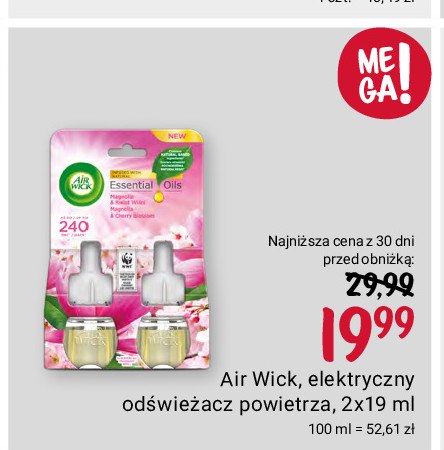 Wkład księżycowa lilia otulona satyną Air wick promocja